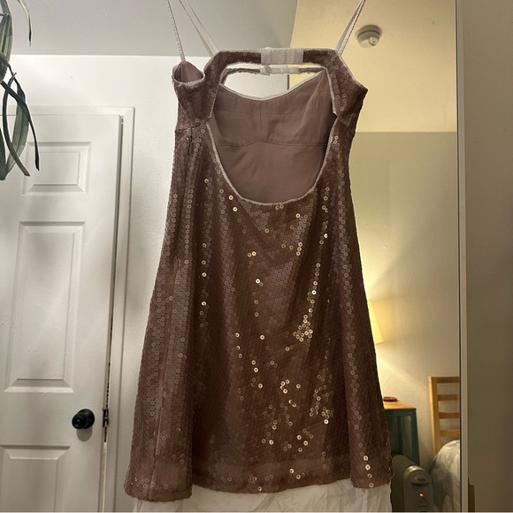 NWT JCREW x ANNA OCTOBER Limited Edition Sequin Slip Holiday Mini Dress 0 - Picture 6 of 10